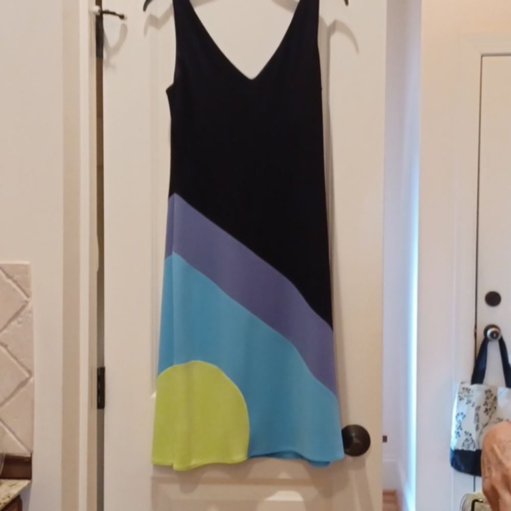 Black summer sleeveless dress